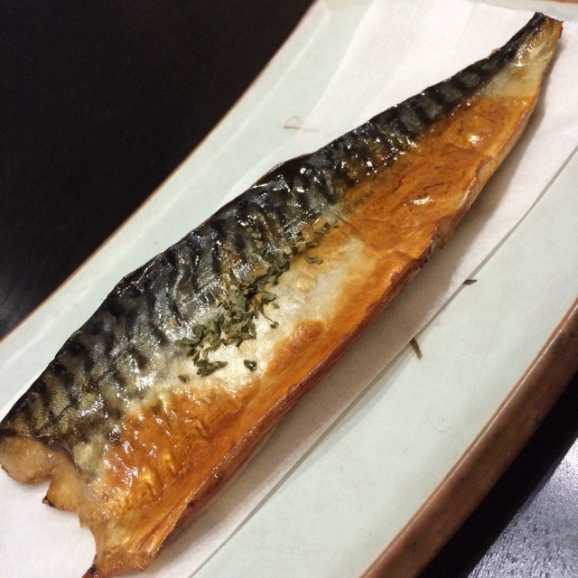 日式盐烤青花鱼