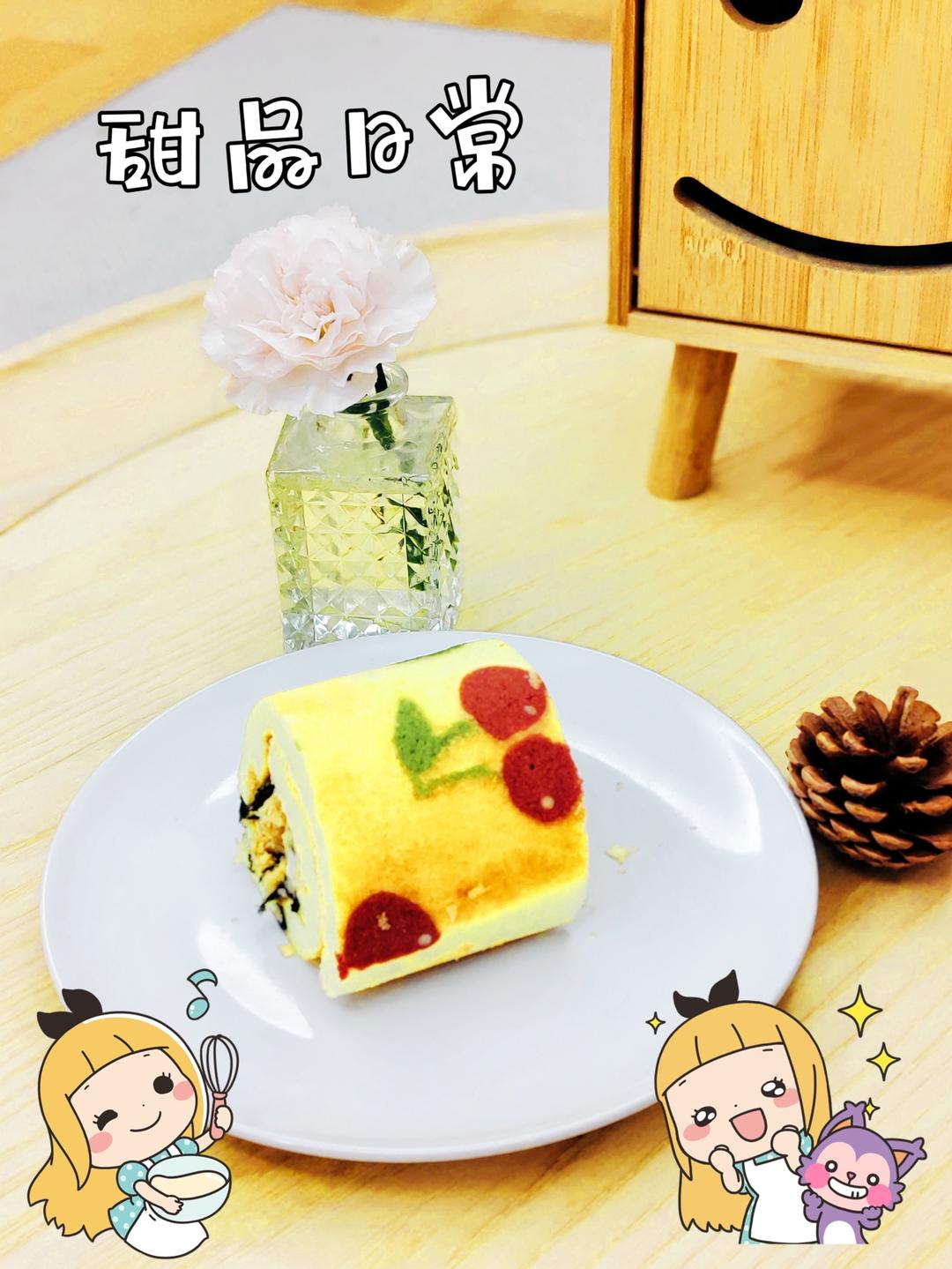 樱桃蛋糕卷|劣狐狐烘焙