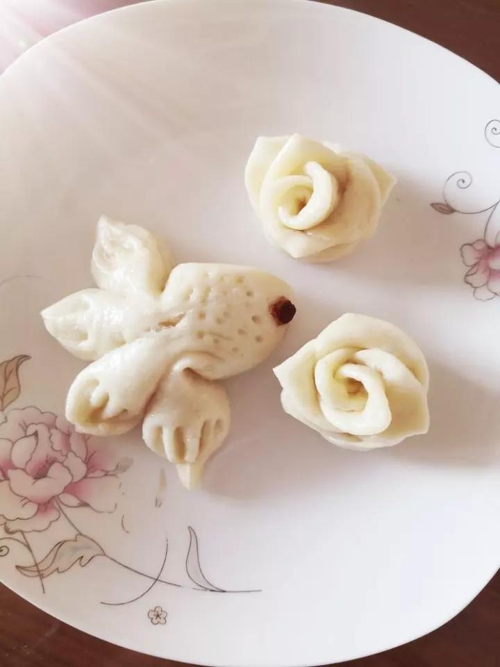 花样面食，锦鲤馒头