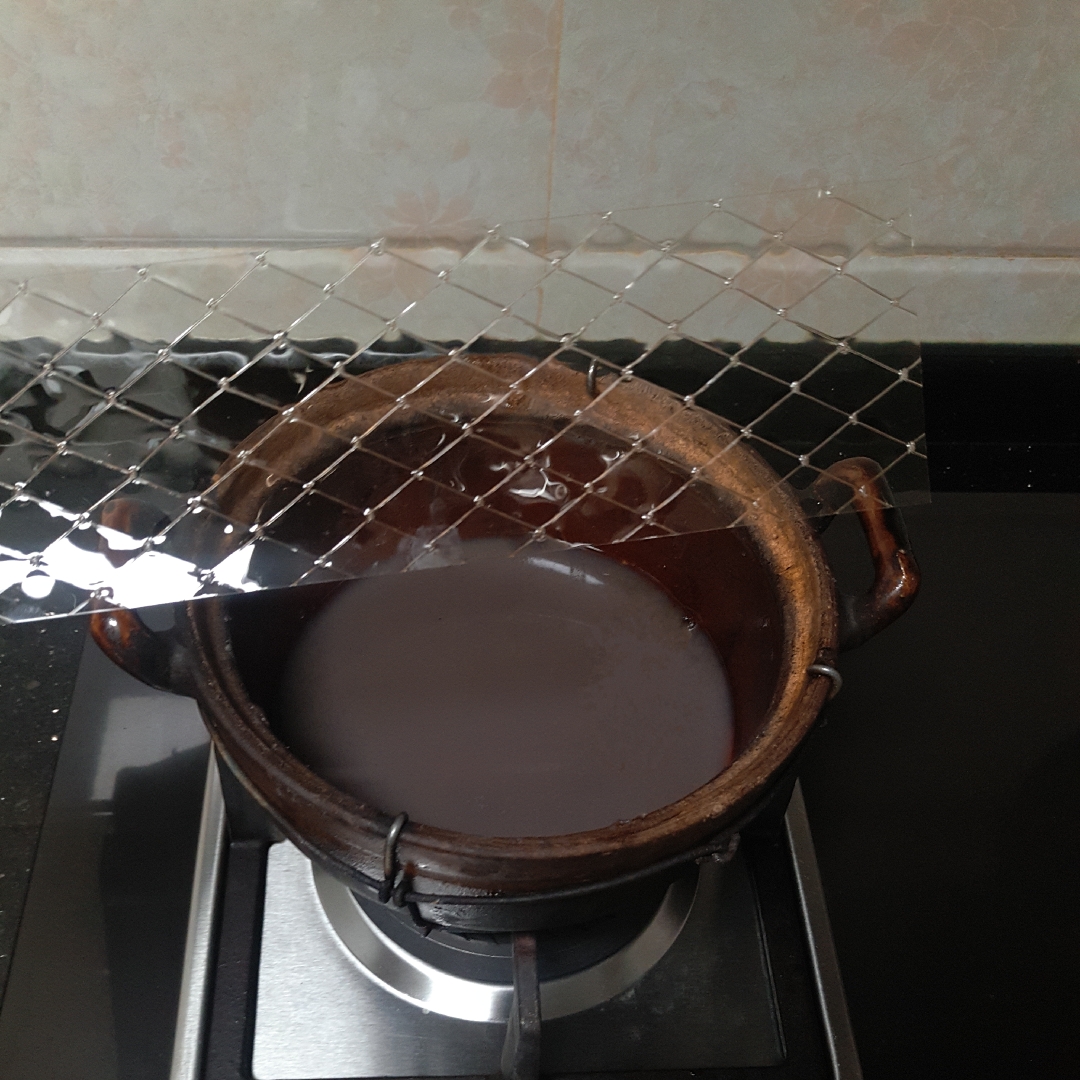 椰奶红豆糕的做法 步骤4
