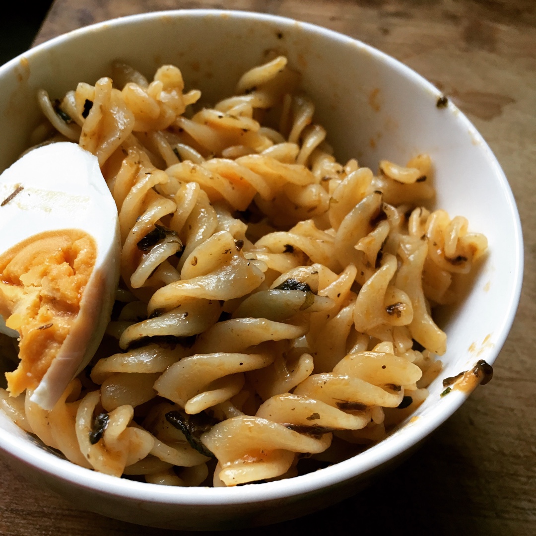 可能是最好吃系列--橄榄菜培根意面