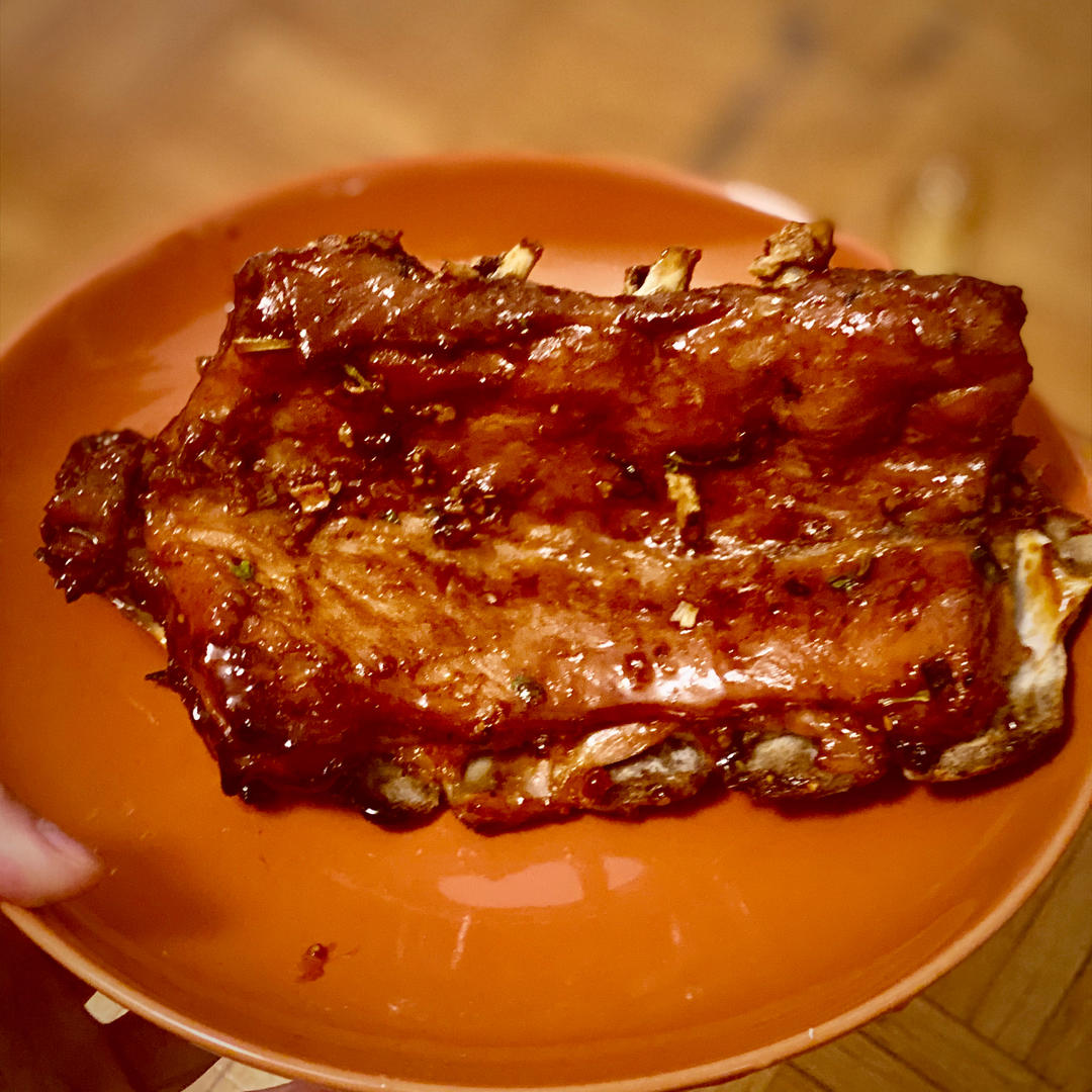 最简单的焦香软糯烤猪肋排