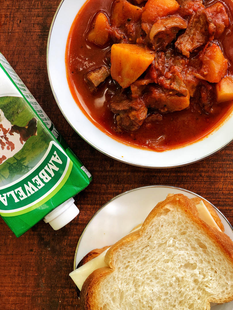 番茄土豆炖牛腩