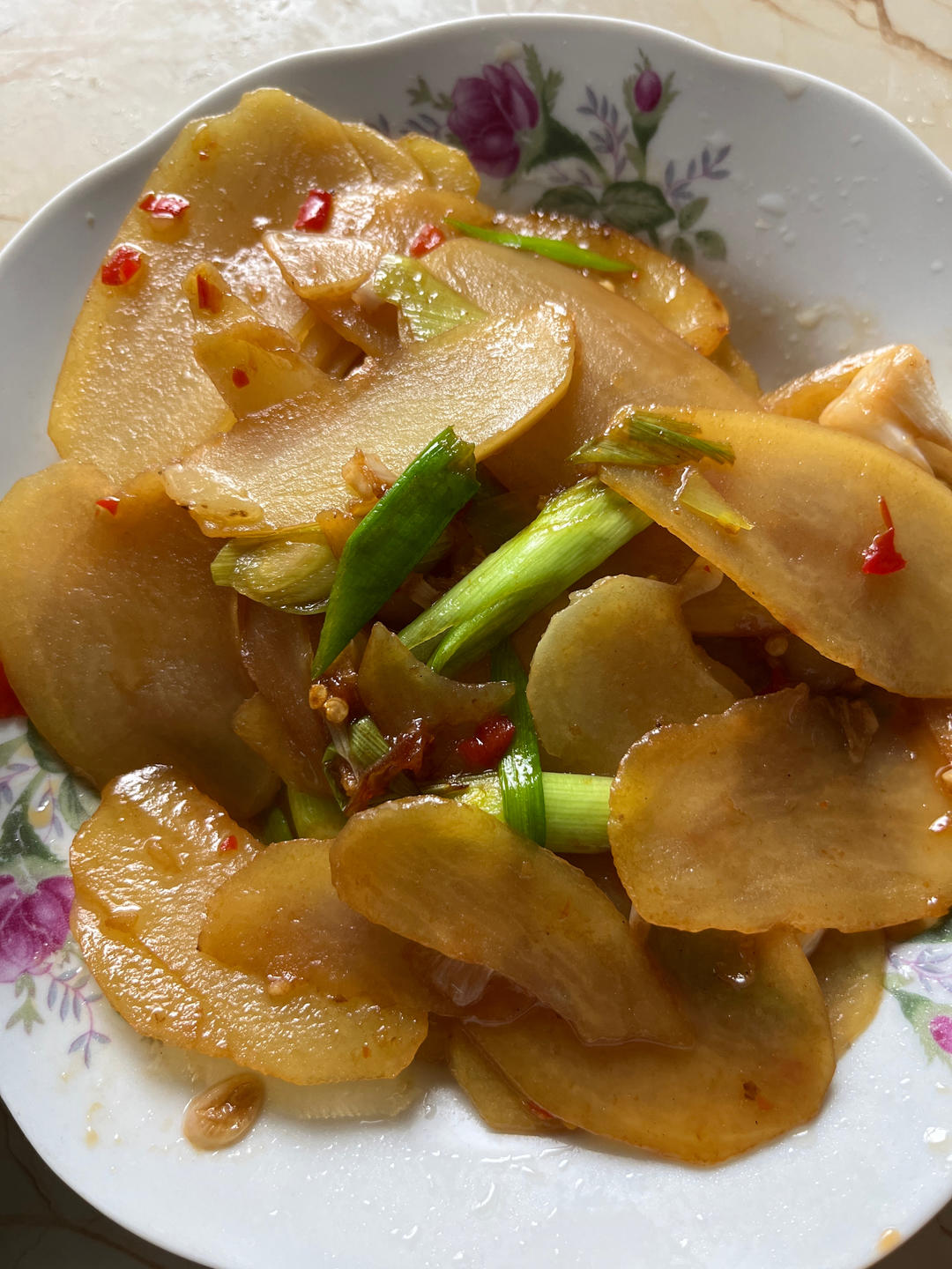家常炒土豆片