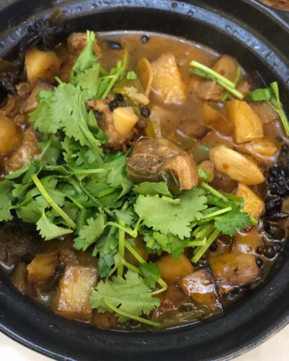 土豆炖排骨