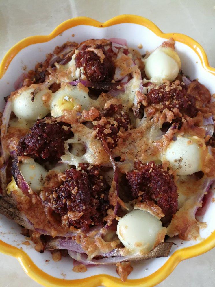 芝士肉丸焗饭