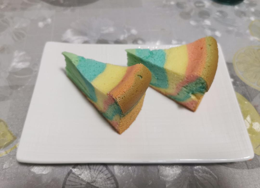 彩虹蛋糕一次成型