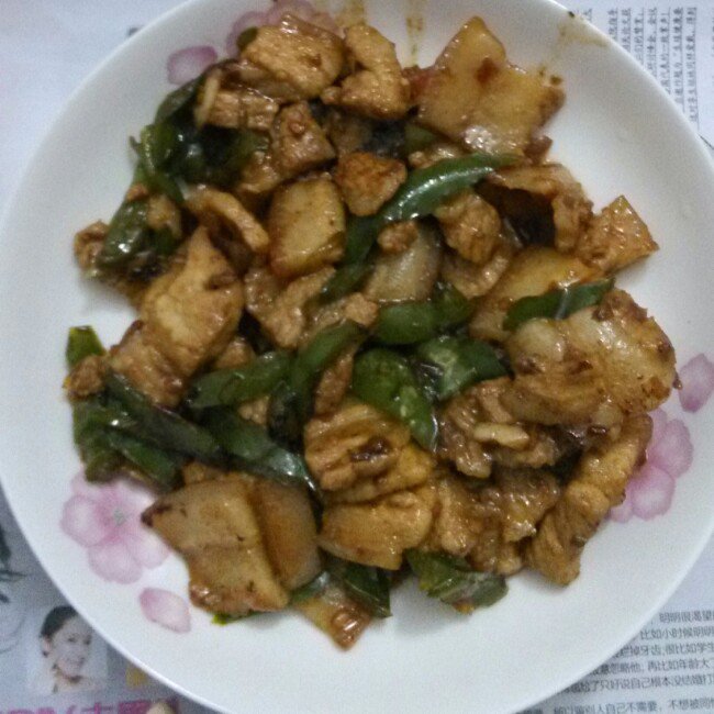 小炒五花肉