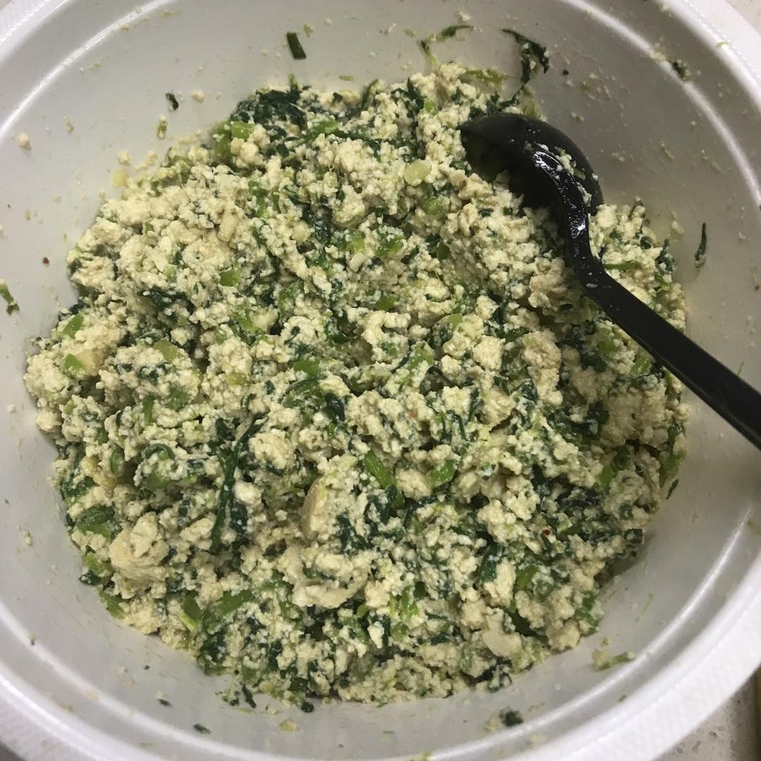 【曼食慢语】茼蒿拌豆腐