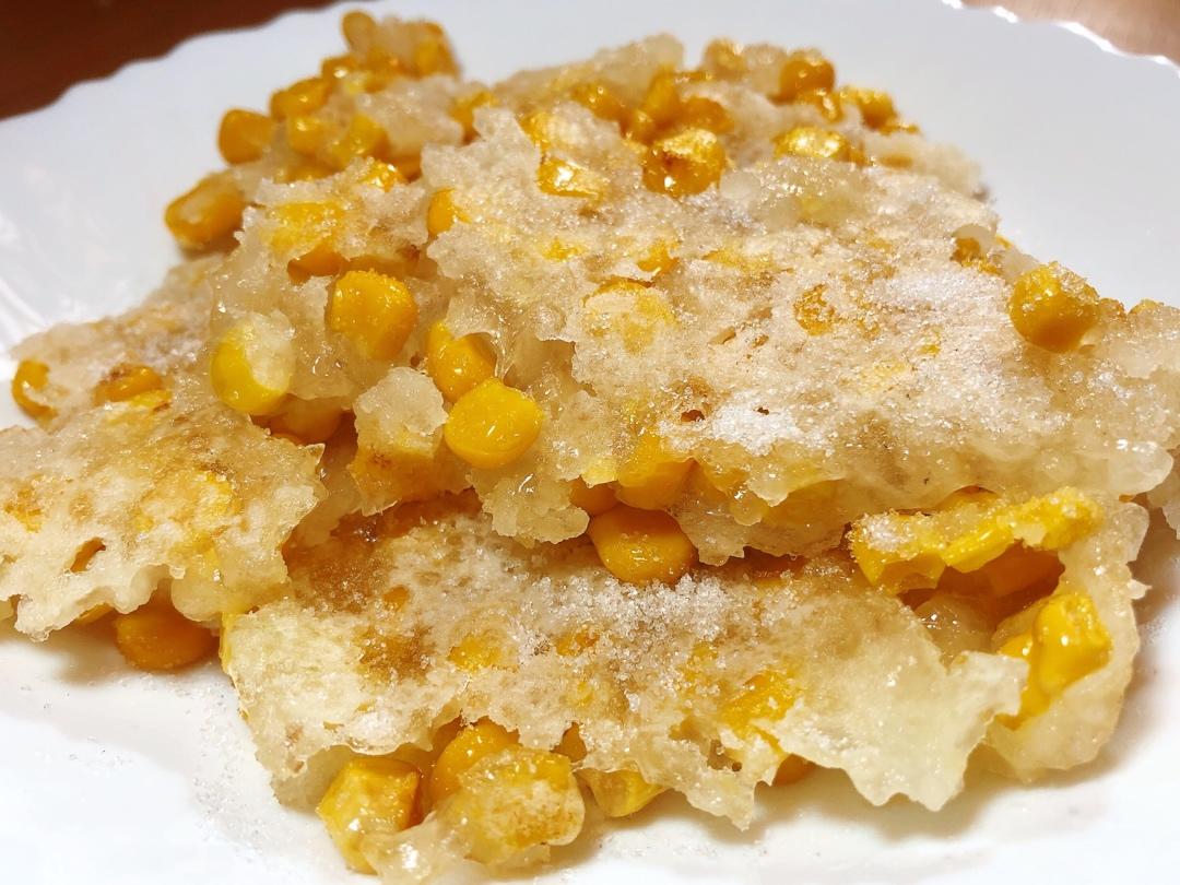 冰花玉米烙（不需要技巧百分之百成功）