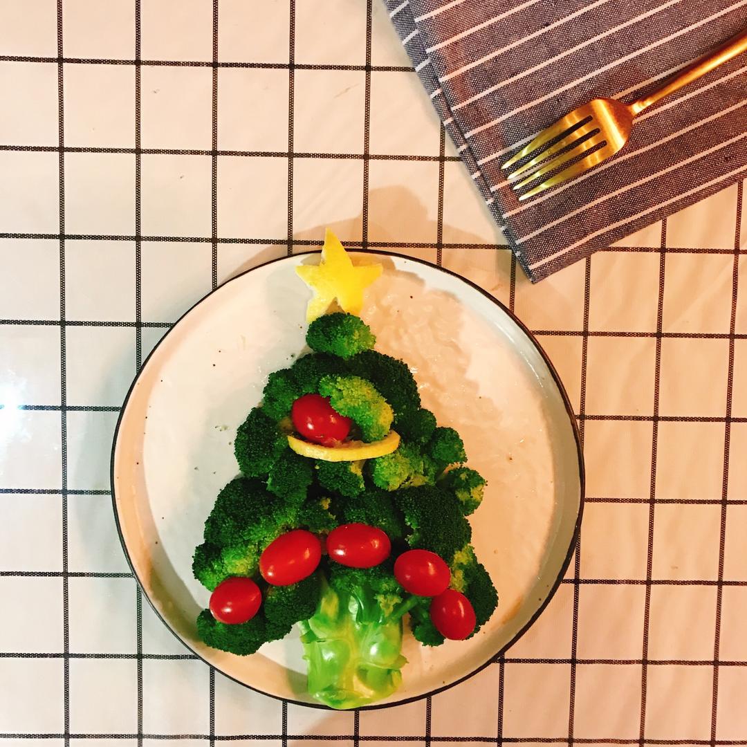 西兰花圣诞树