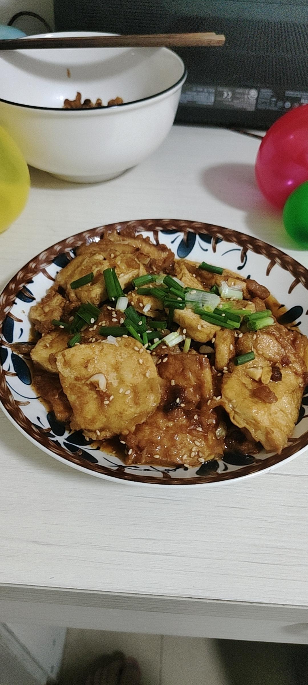 茄汁香煎脆皮豆腐 🤤外酥里嫩