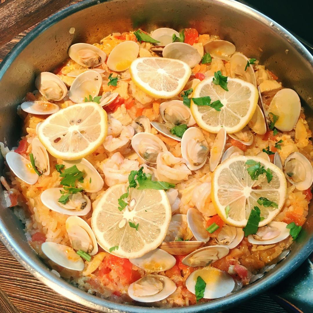 【曼食慢语】Seafood Paella 西班牙海鲜饭