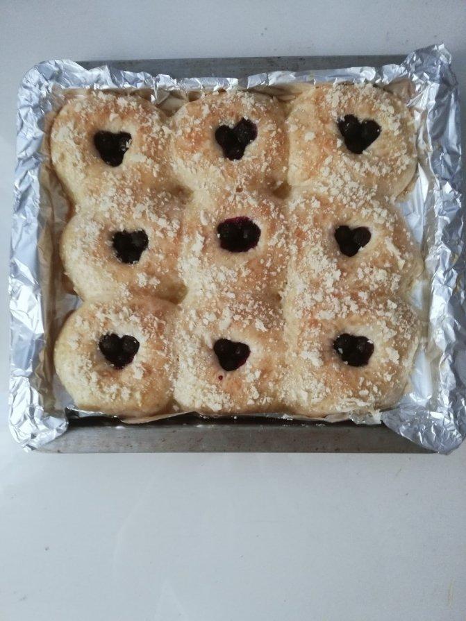蓝莓蓝莓我爱你～蓝莓爆浆面包