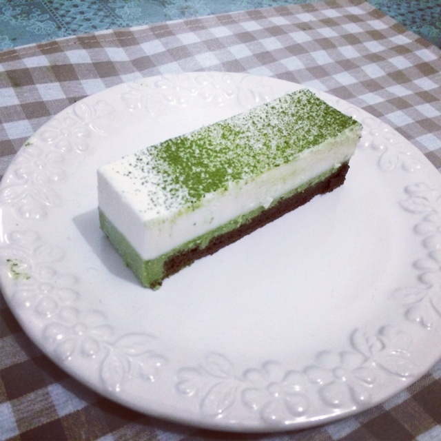抹茶清酒冻芝士蛋糕