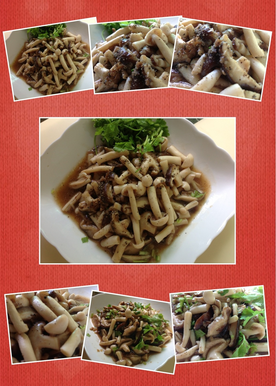 蚝汁海鲜菇炒牛柳