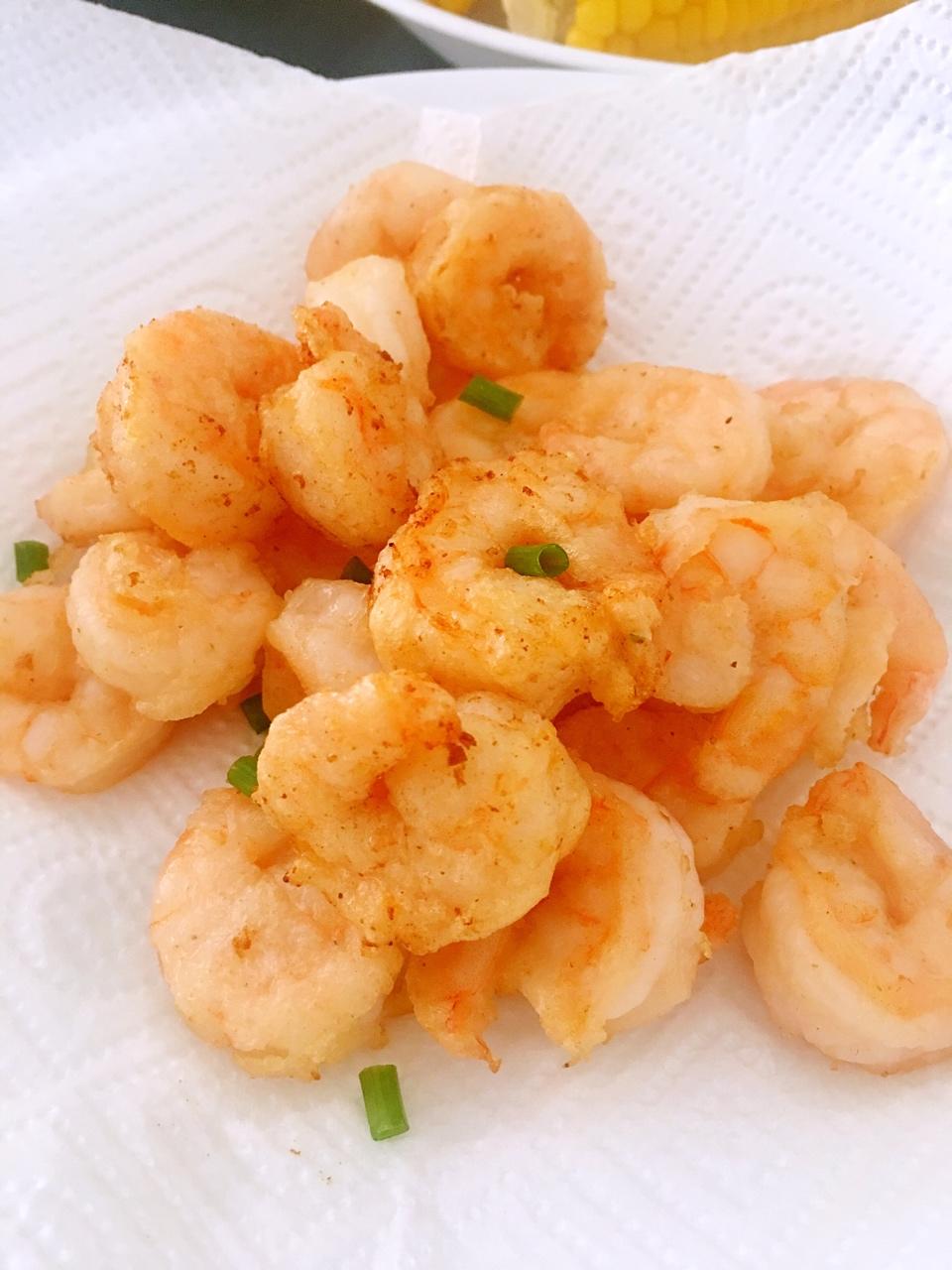 贝翕然做的软炸虾仁