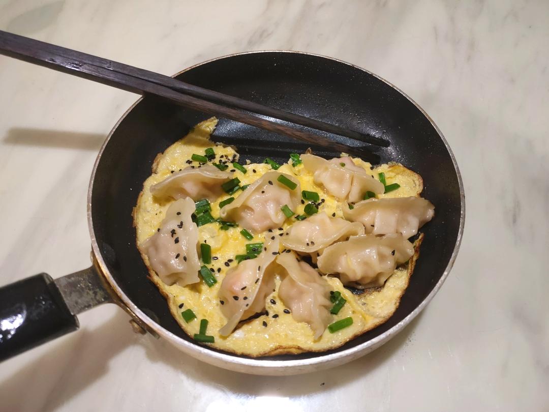 懒人快手抱蛋煎饺