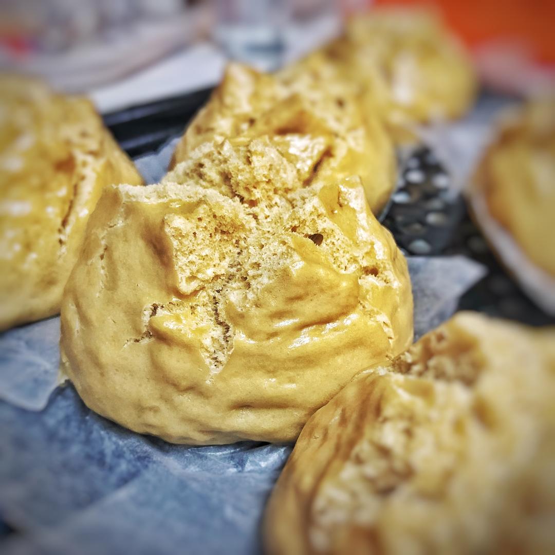 Q弹红糖开花馒头