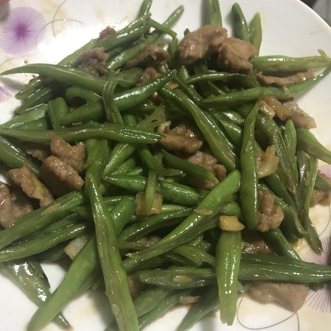 家常四季豆炒肉