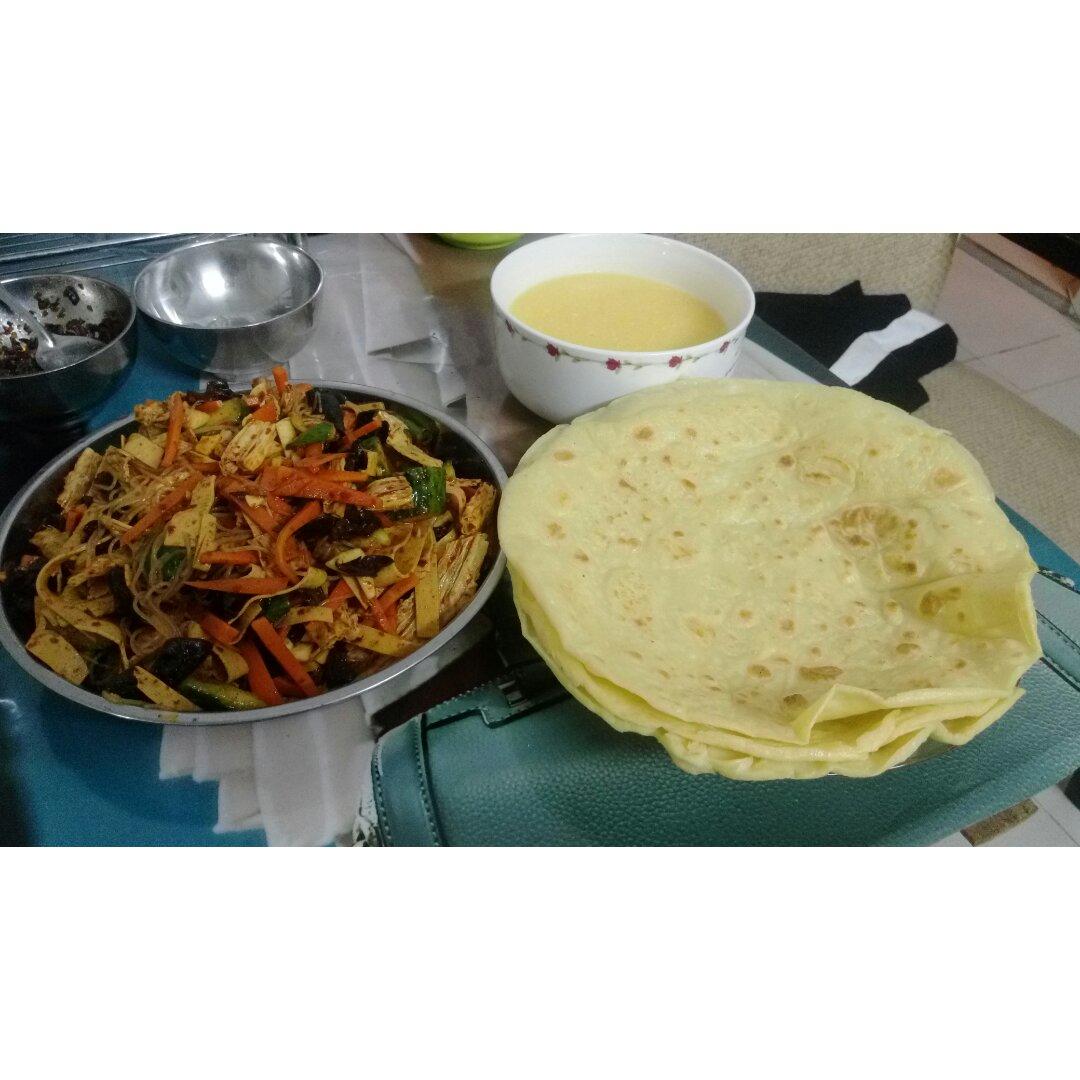 香葱鸡蛋饼