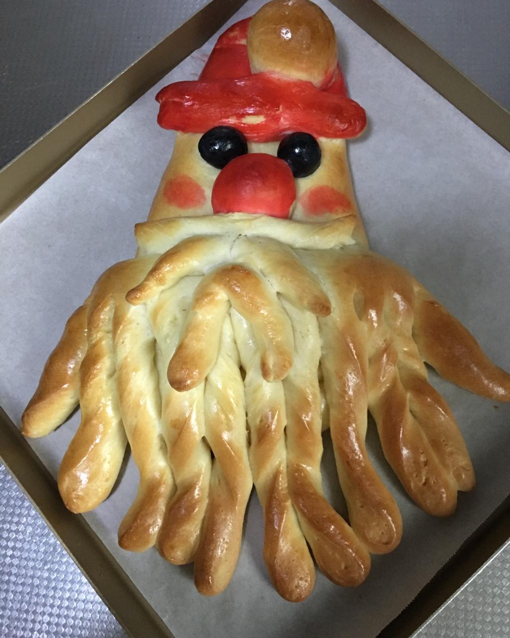 圣诞老人面包