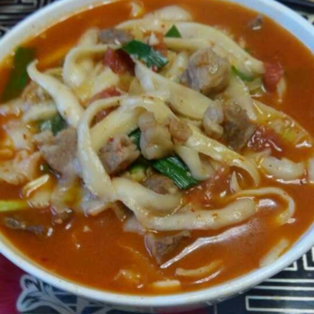少油条条分明的炒面
