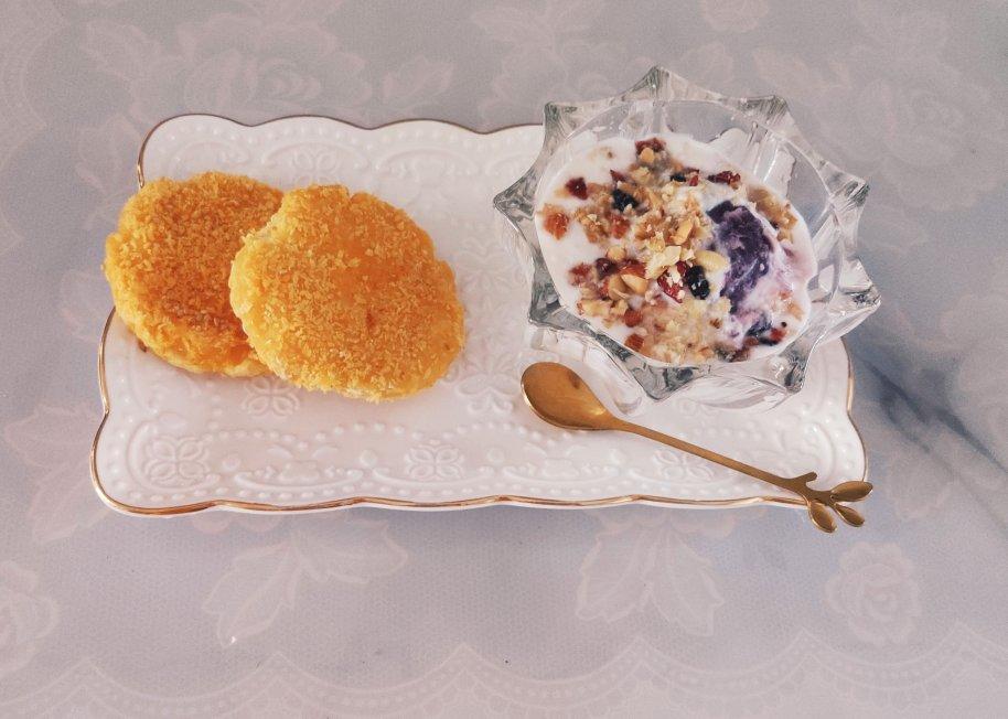 芝麻南瓜饼