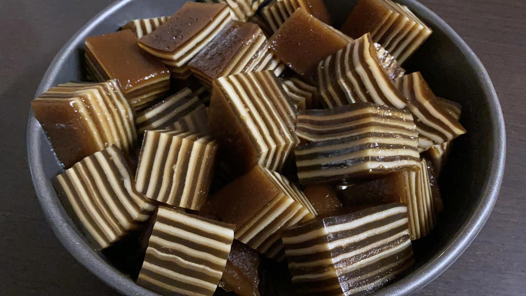 咖啡椰汁马蹄糕做法，千层马蹄糕制作流程，糕点详细教程