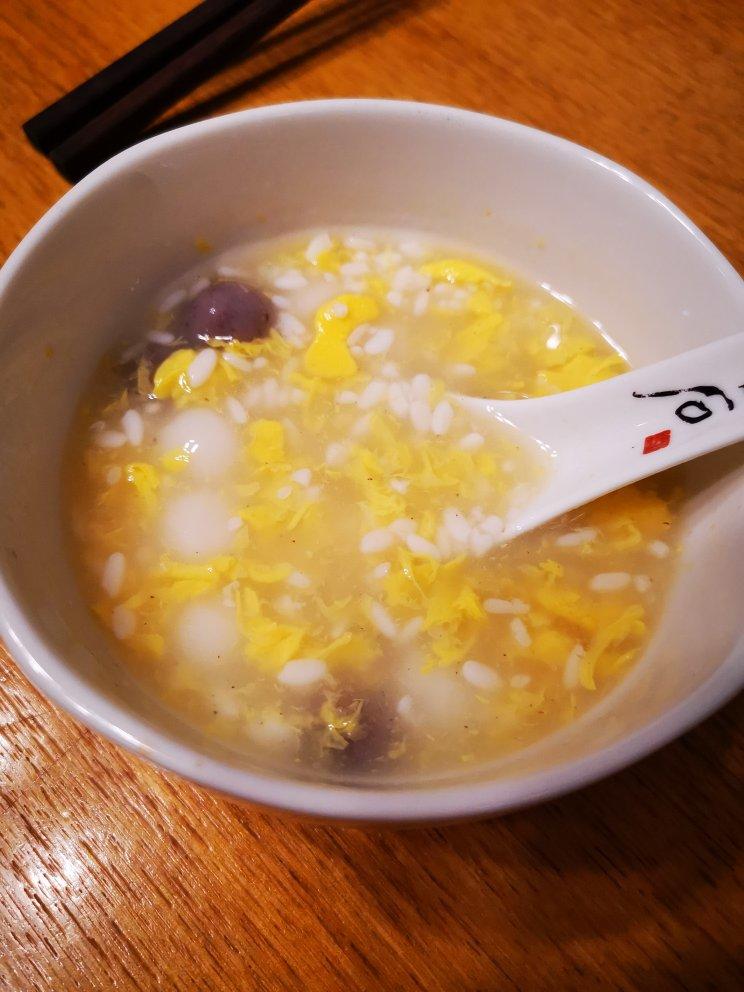 蛋花酒酿圆子