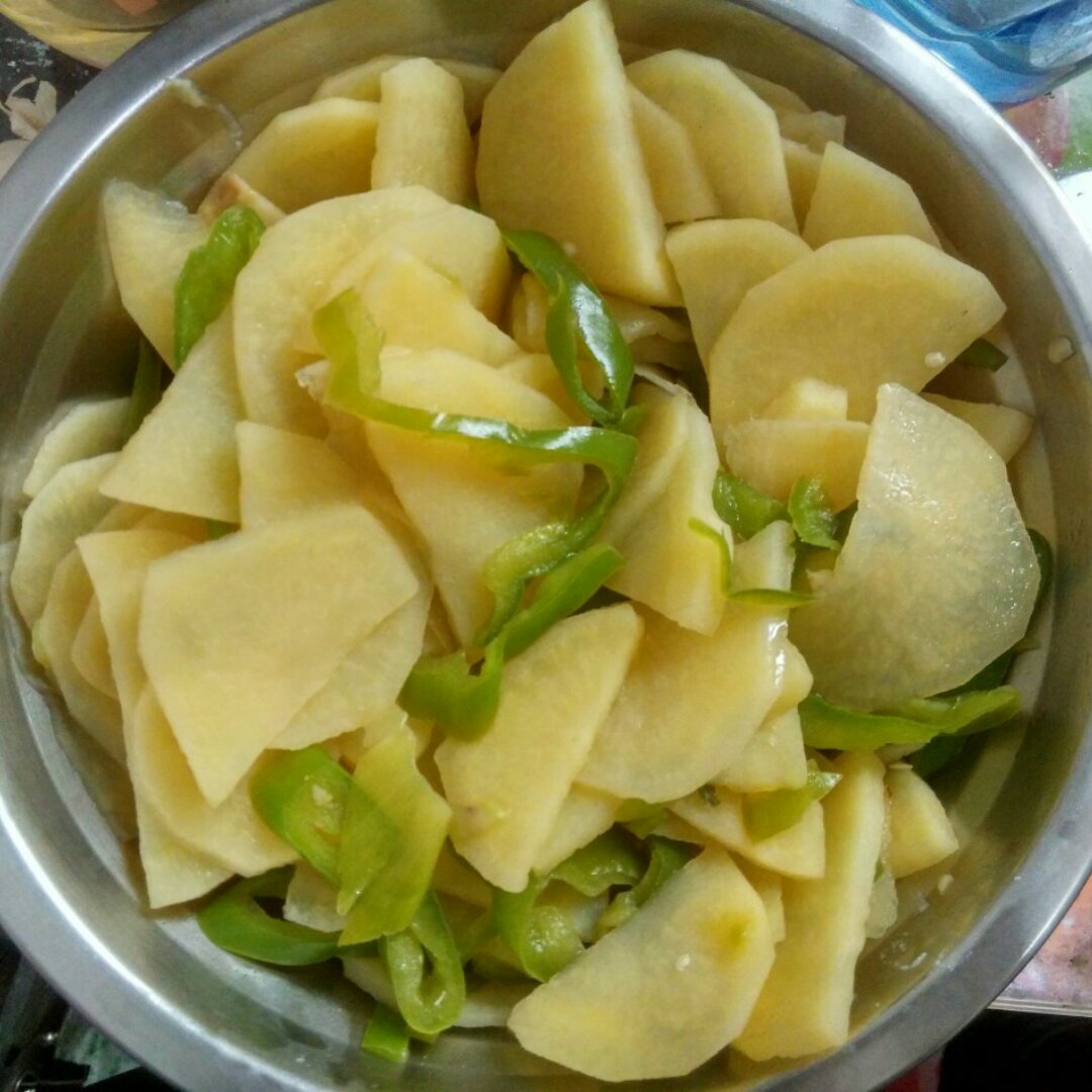 懒人版青椒土豆片