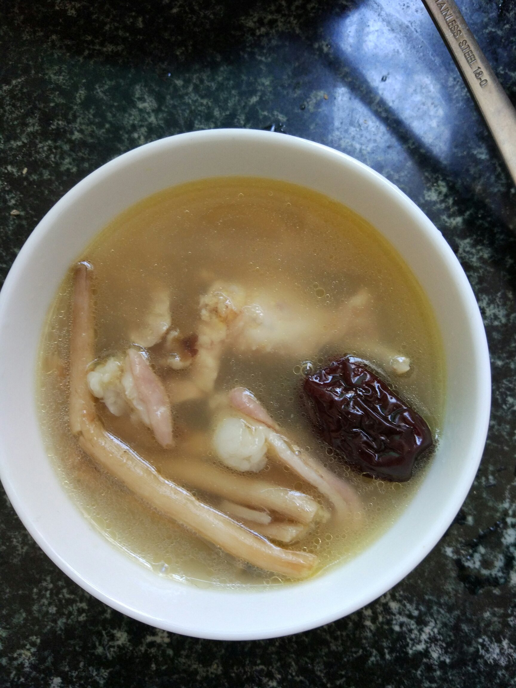 茶树菇猪肚鸡汤的做法 步骤5