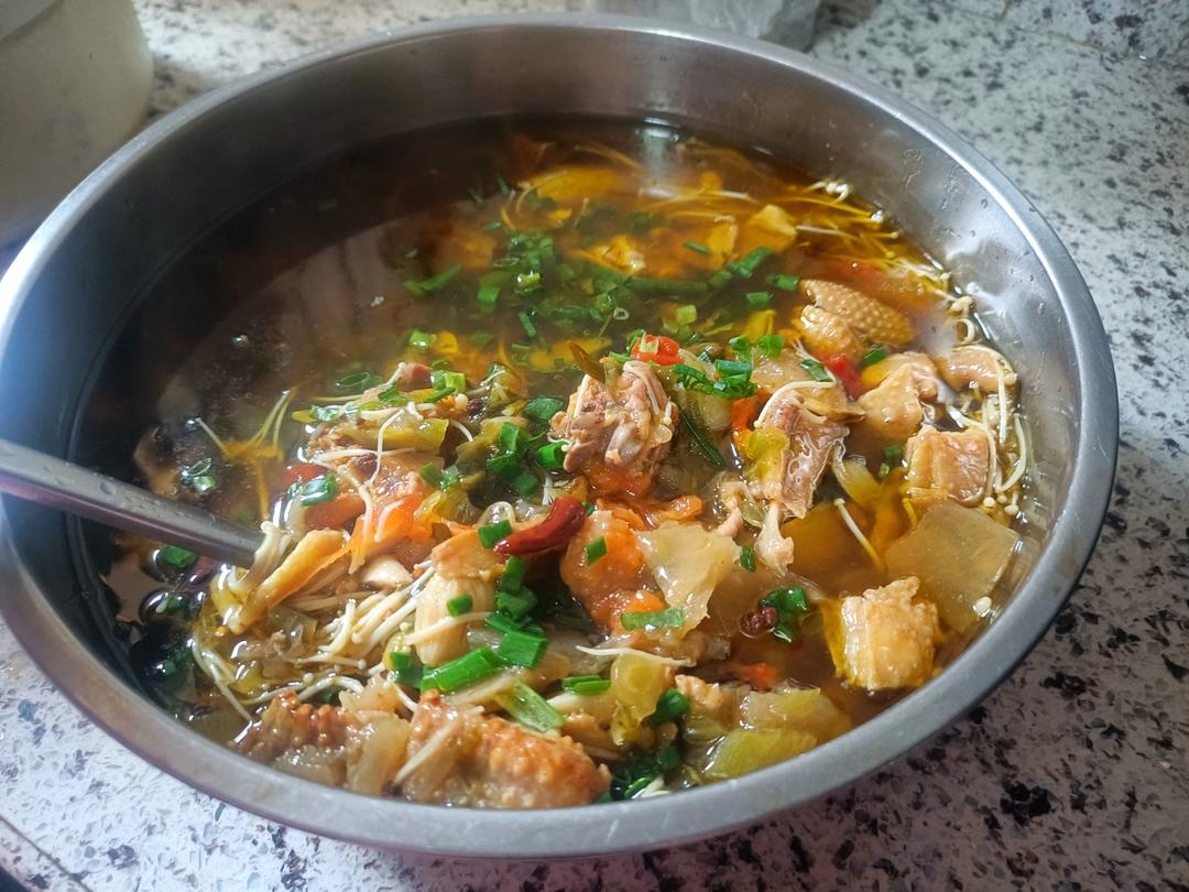 酸菜鸡