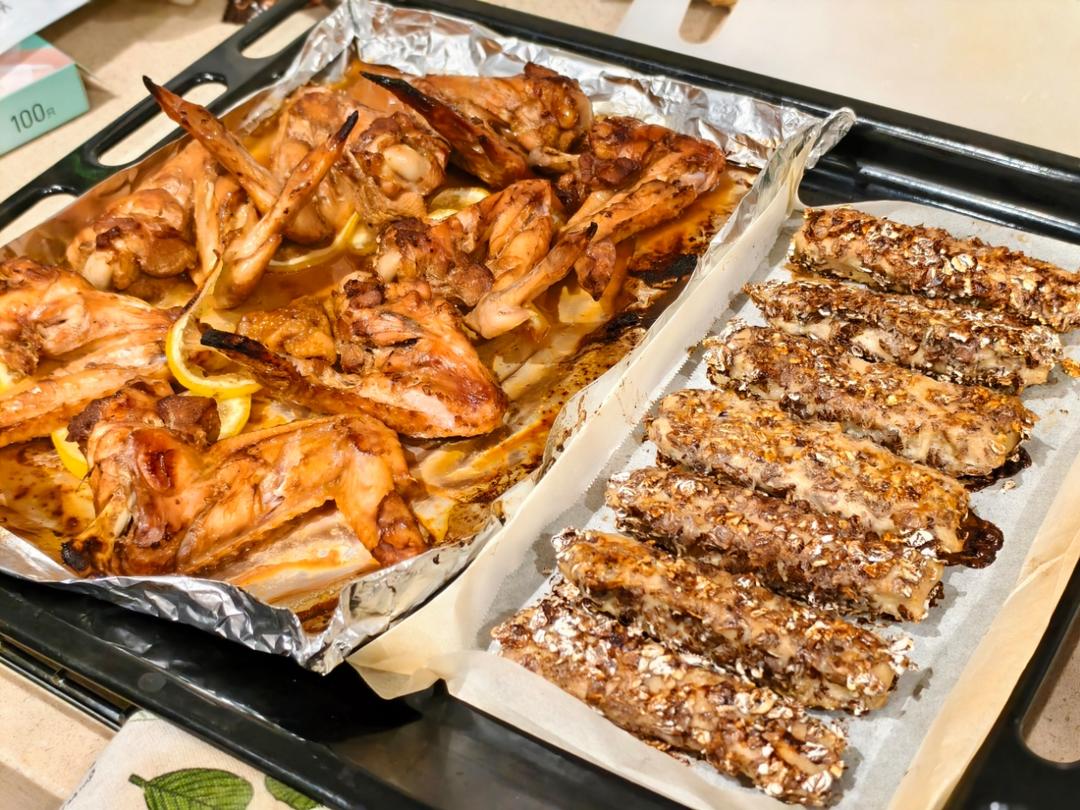 好吃到舔手指的🍋柠檬蒜香烤鸡翅-「家庭版」