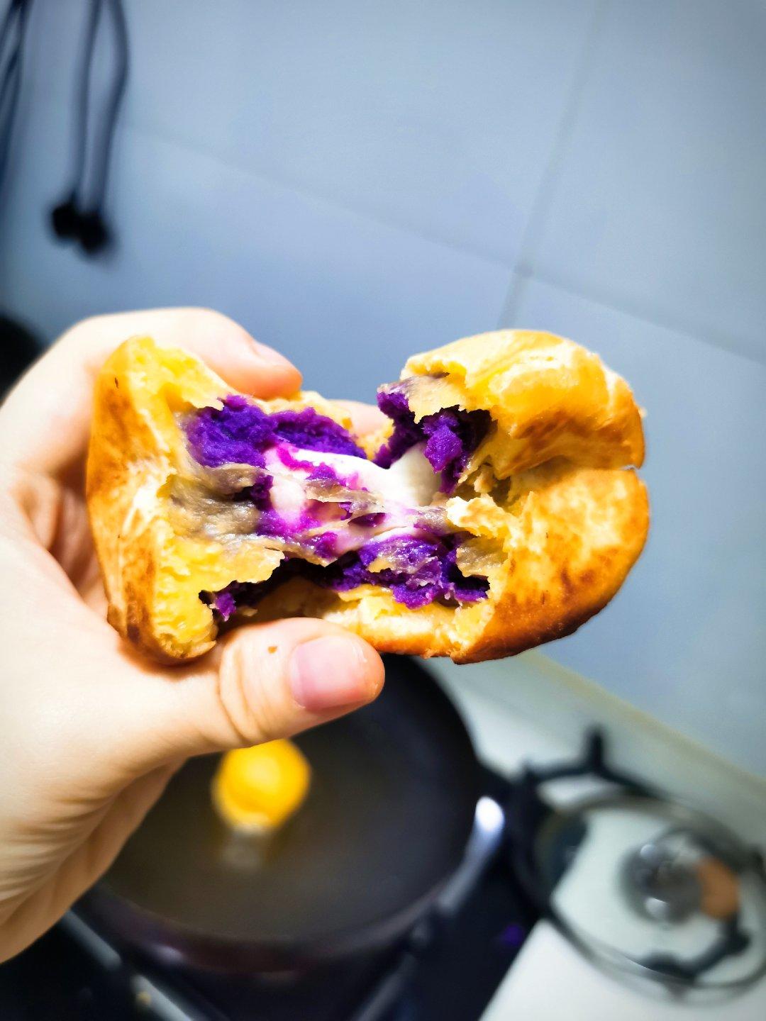 【爆浆紫薯仙豆糕】