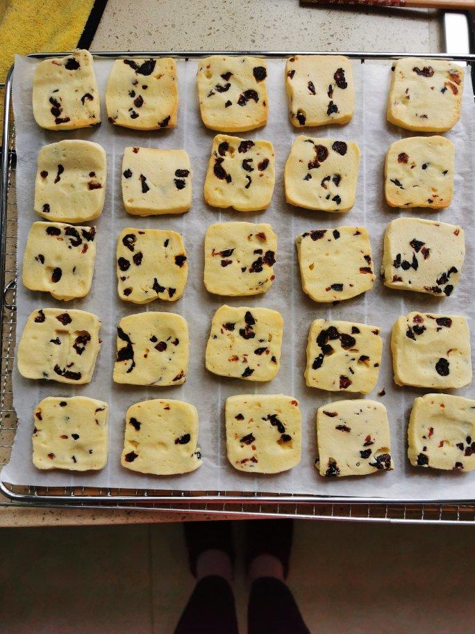 低糖少油版蔓越莓饼干