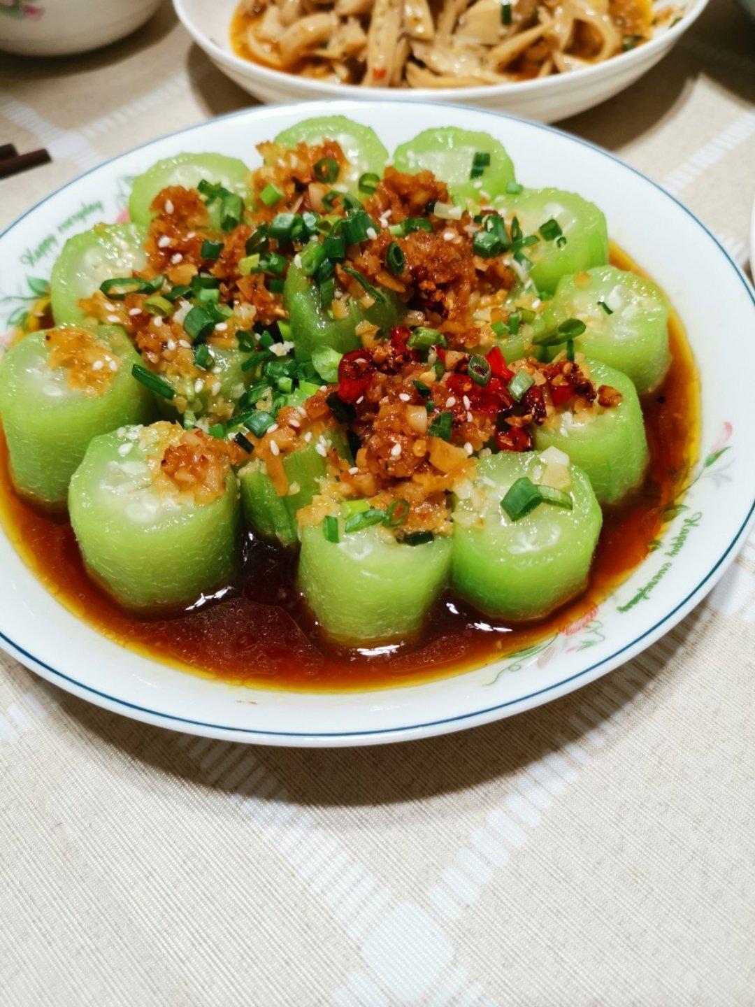 蒜蓉蒸丝瓜
