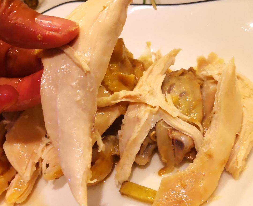 电饭煲做的手撕鸡