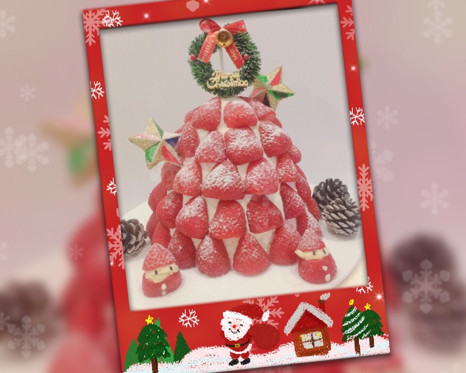 圣诞草莓塔（蛋糕）