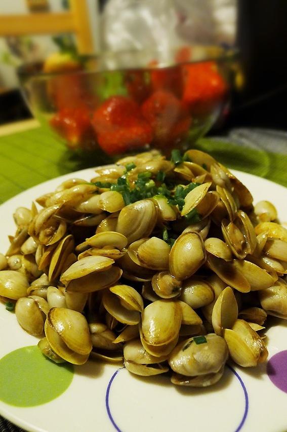 葱姜清炒海瓜子的做法