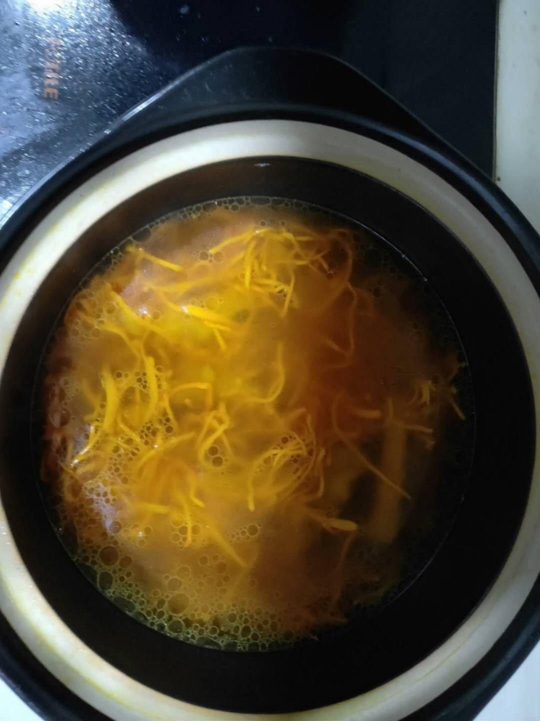 上汤新鲜虫草花