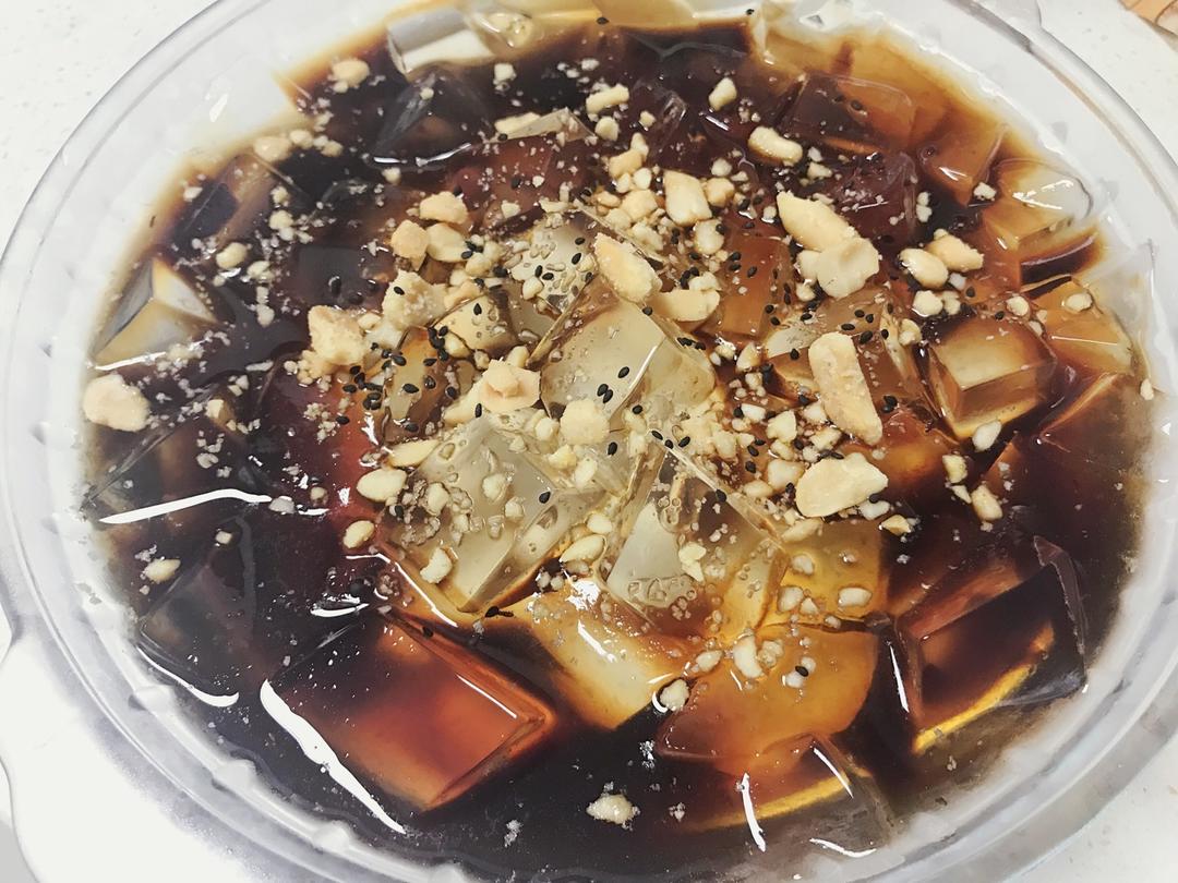 红糖桂花冰粉