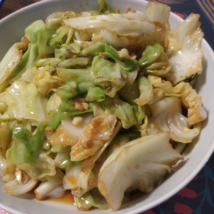 在家炒出街头小馆风味的炝炒圆白菜