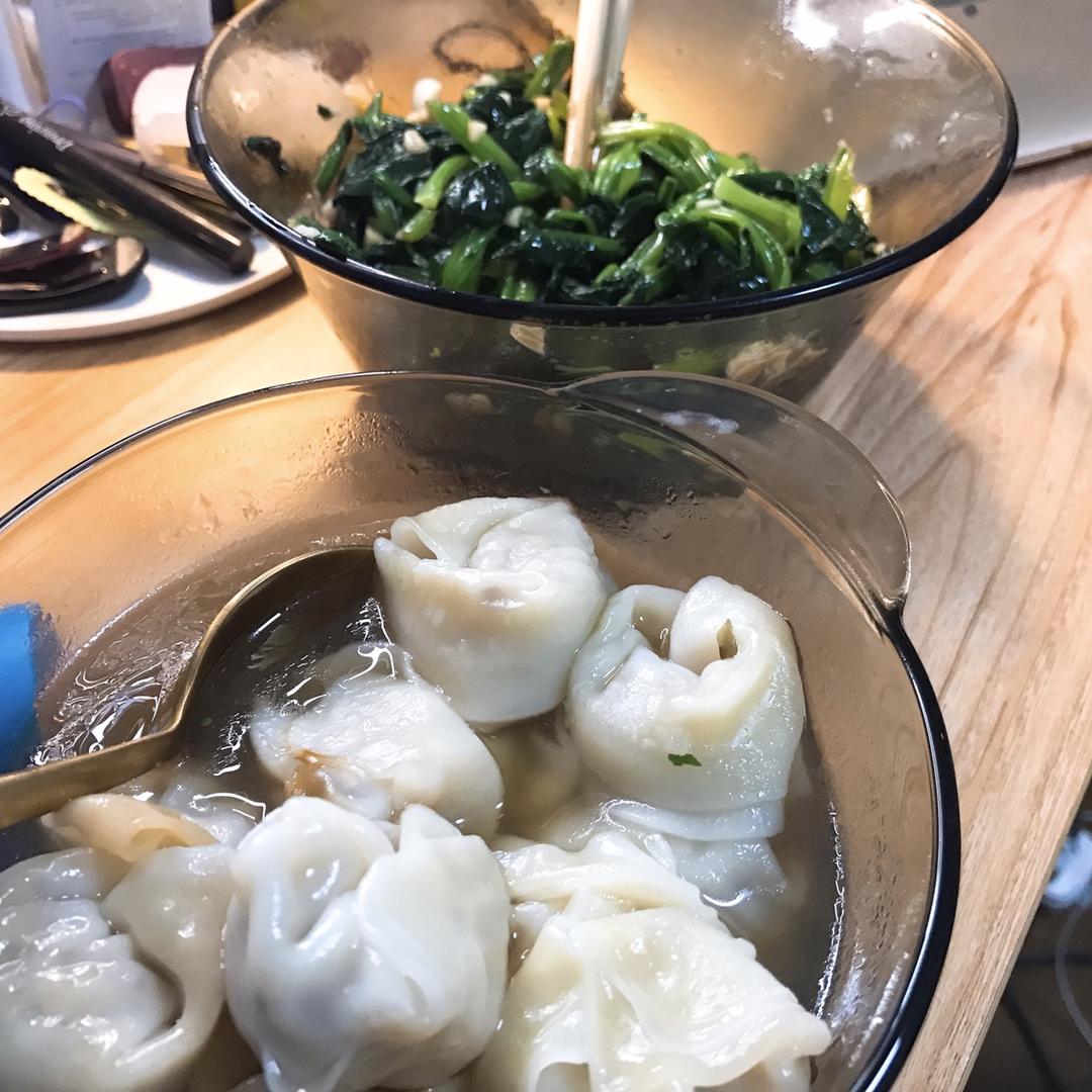 凉拌菠菜