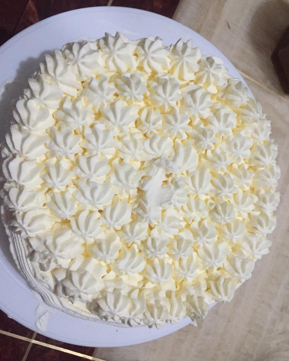 淡奶油裱花蛋糕