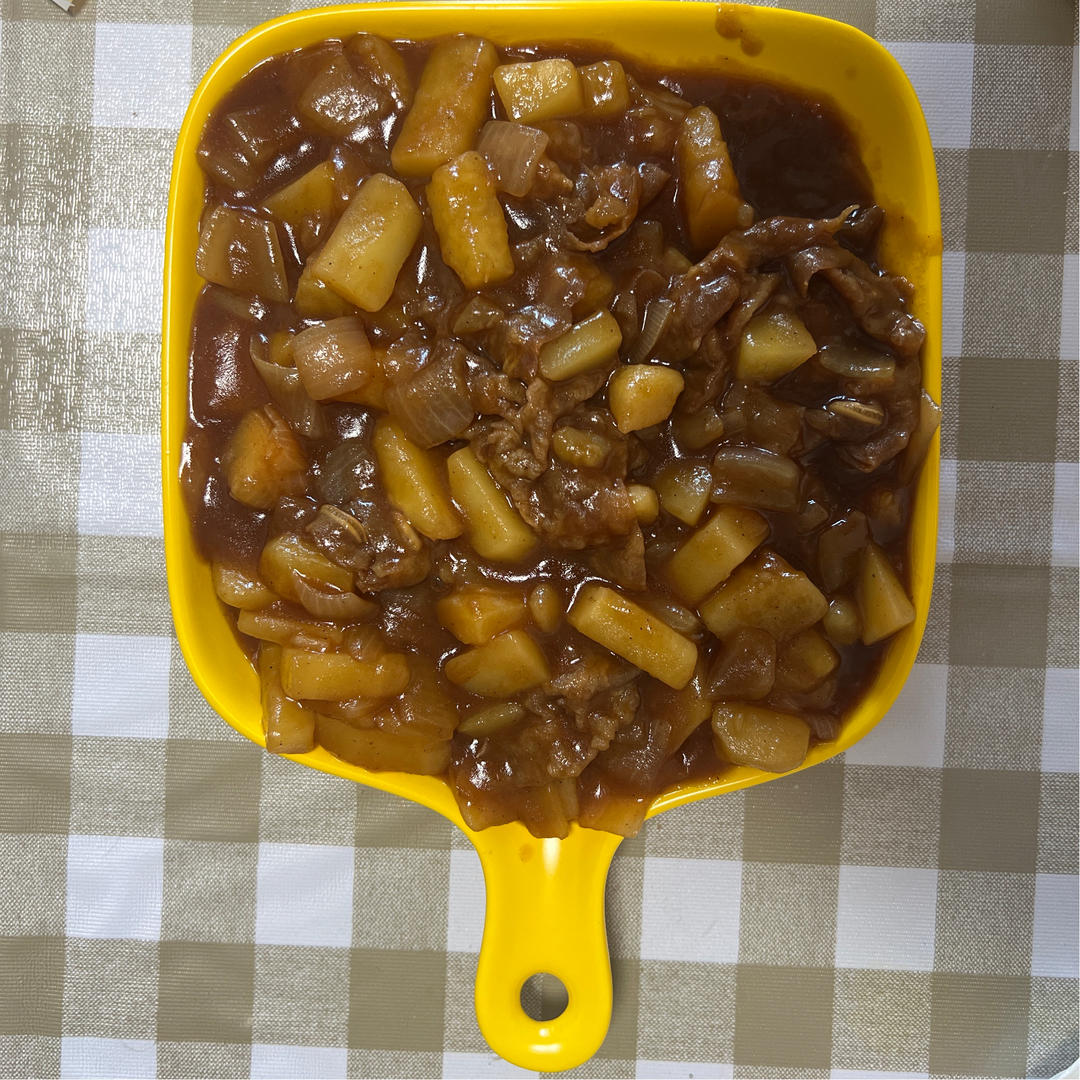 好吃到舔碗底的土豆肥牛拌饭