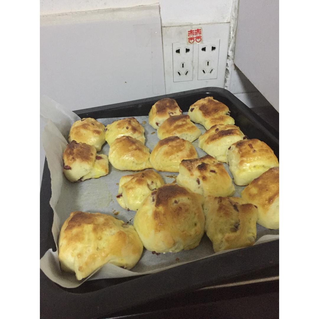 蔓越莓优格小面包块