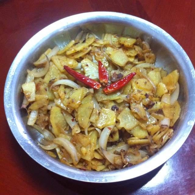 孜然洋葱土豆片