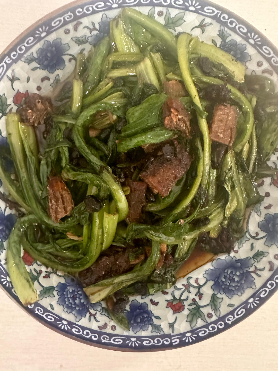 豆鼓鲮鱼油麦菜