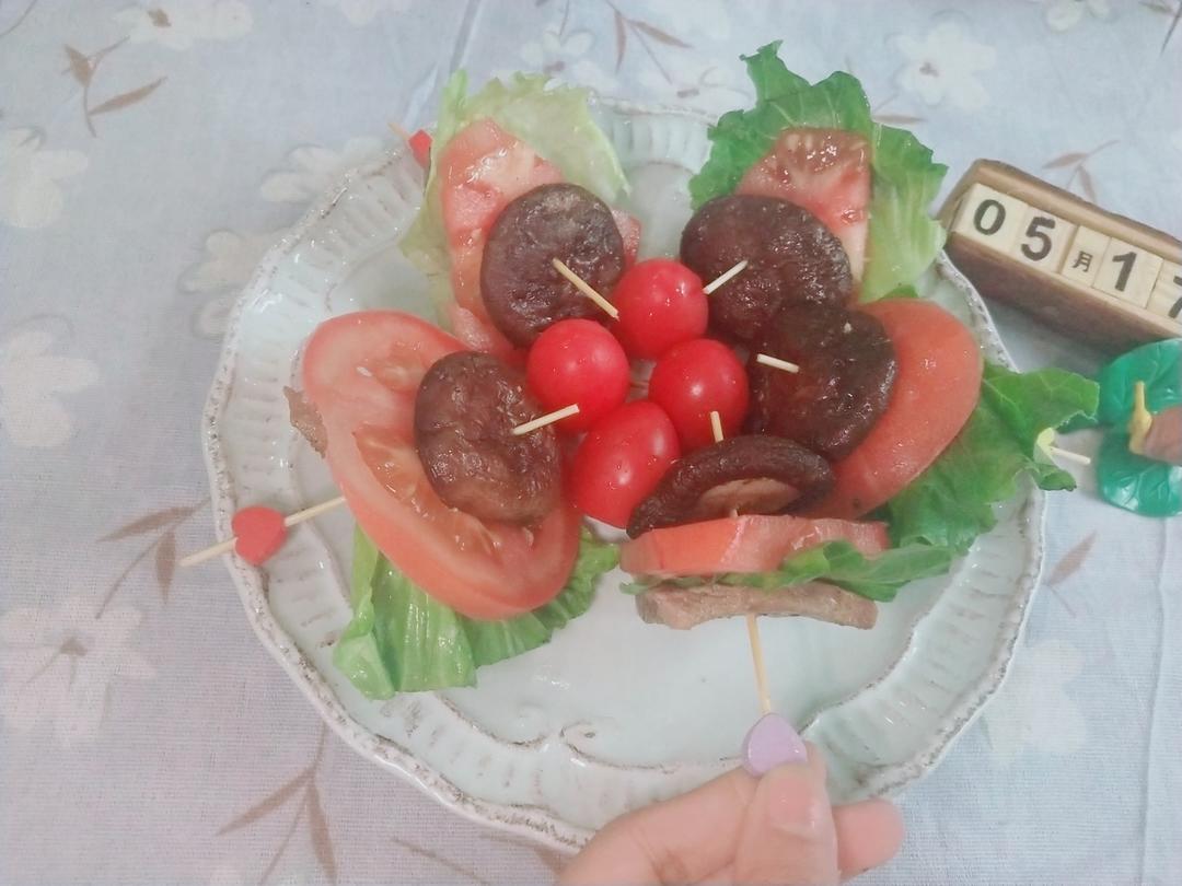 低脂牛排小汉堡的做法